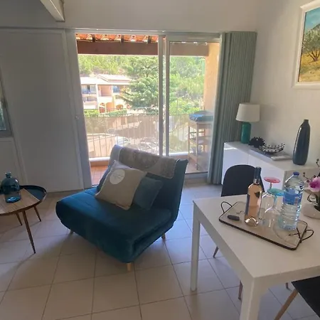 Golfe St Tropez Magique T2 Duplex Vue Mer Piscine, Garage