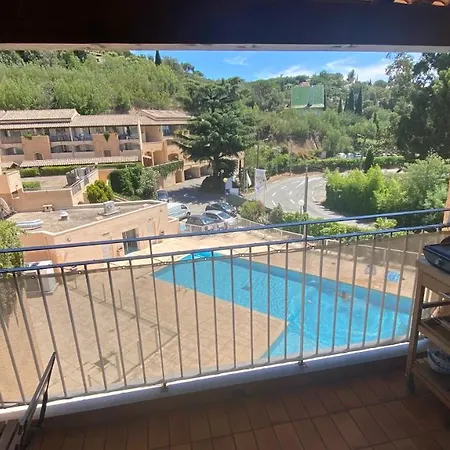 Golfe St Tropez Magique T2 Duplex Vue Mer Piscine, Garage アパート